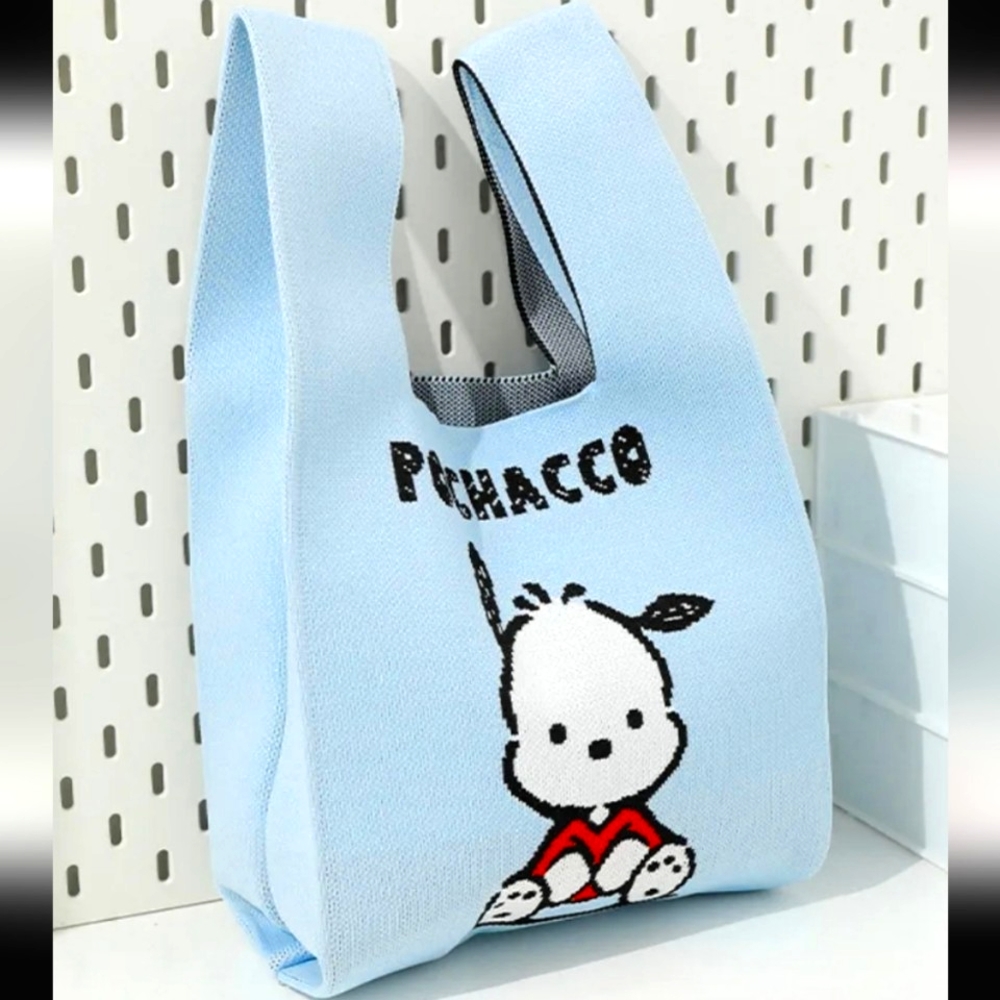 Pochacco Knit Sanrio*NewTags* *Neveropened, in clearcover *ShoulderPurse/Totebag